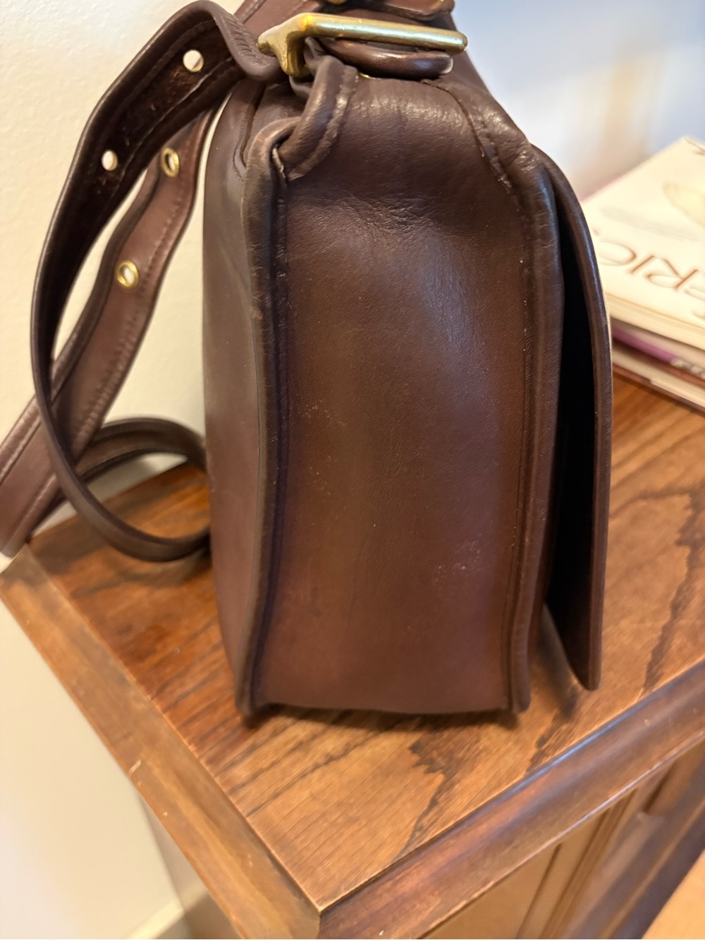 Coach Vintage 9525 Mahogany Stewardess Bag - Picture 7 of 14